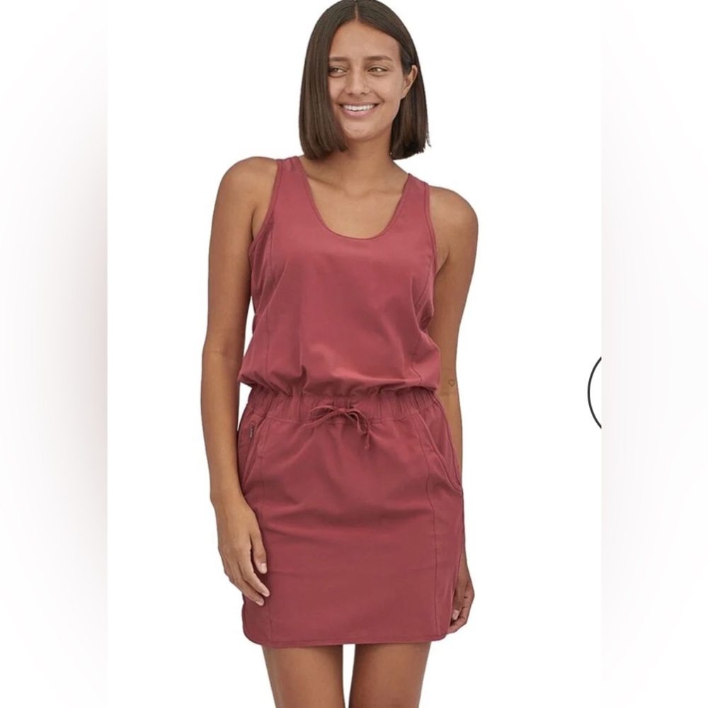 Patagonia Crossed Back Dress with Pockets